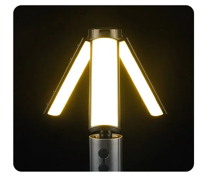 2 in 1 Rechargeable Telescopic Camping Lantern and Flashlight