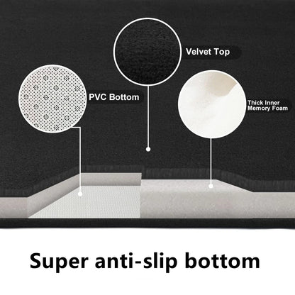 3D Anti Slip Bathroom Mat Machine Washable Quick Drying