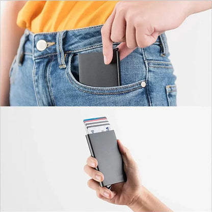 RFID Metal Credit Card Smart Wallet