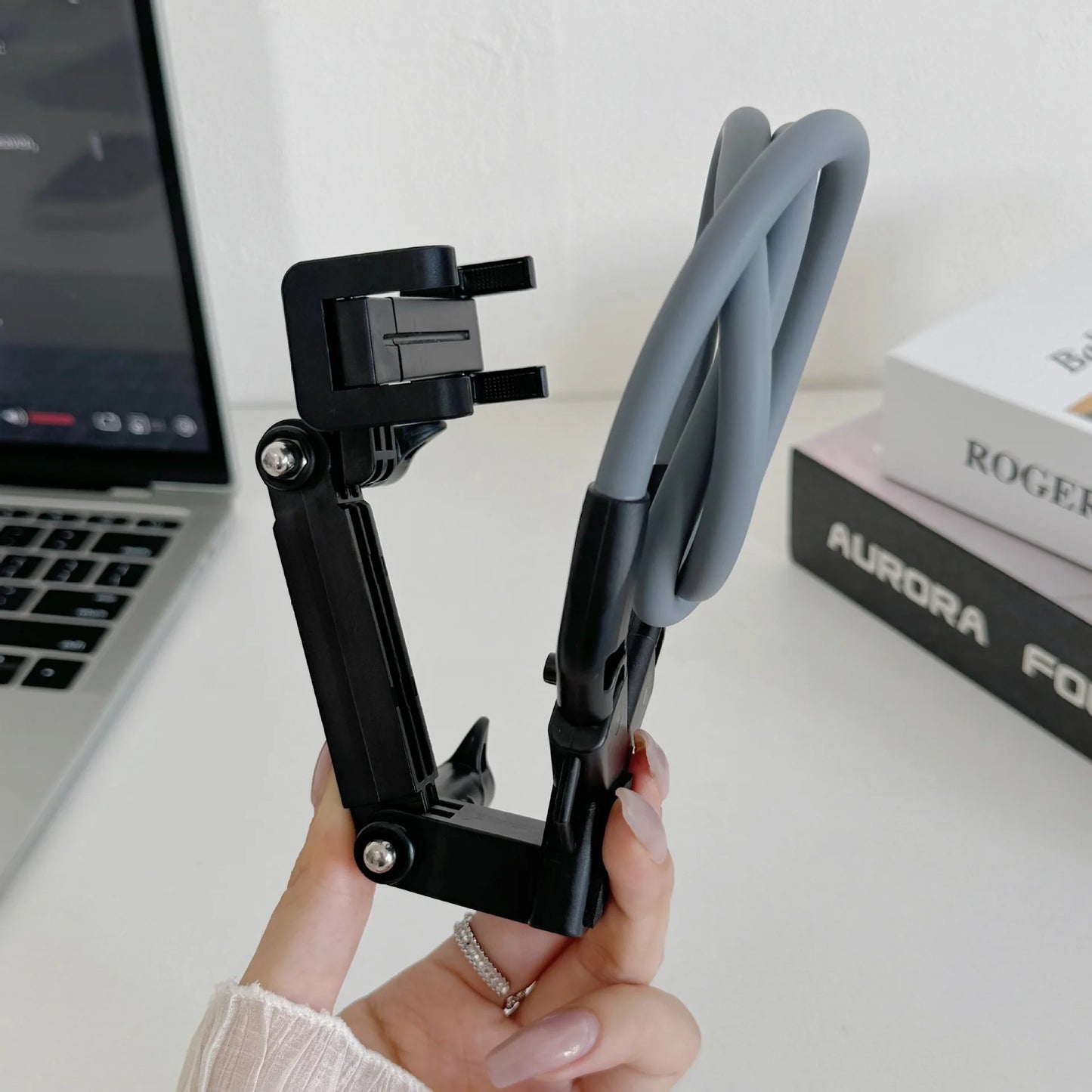 TUQ Universal Adjustable Phone Clip Holder With Chest Strap