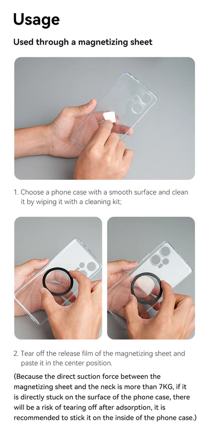 TUQ Silicone Magnetic Quick Release Neck Mount
