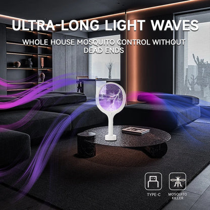 UniQuick Rotating Head Bug Zapper Racket Rechargeable for House Hold
