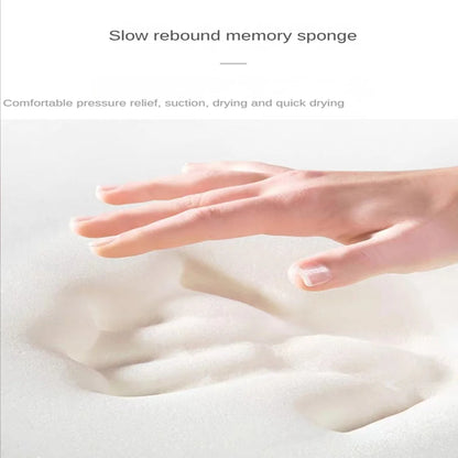 3D Anti Slip Bathroom Mat Machine Washable Quick Drying