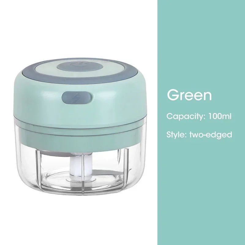 Mini Electric Garlic Chopper USB Charging 100,250,300ML