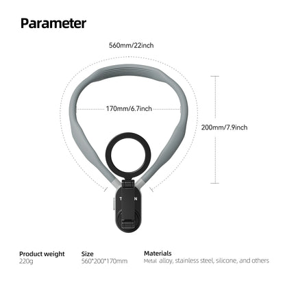 TUQ Silicone Magnetic Quick Release Neck Mount