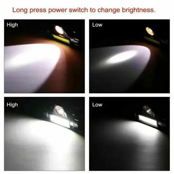 LumosPro Max Rechargeable COB Headlamp