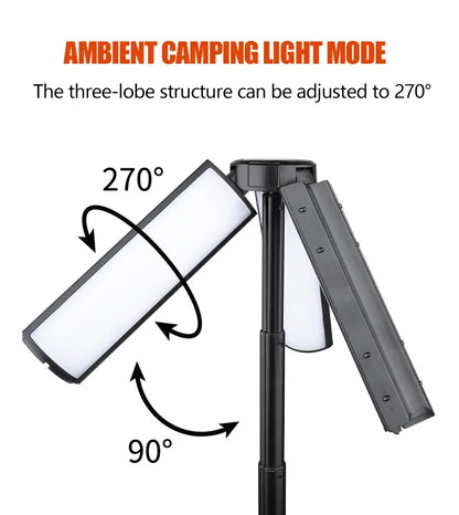 2 in 1 Rechargeable Telescopic Camping Lantern and Flashlight