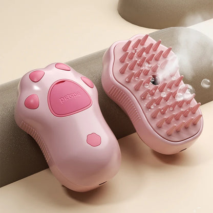 3 in 1 Steamy Pet Brush for Cat/Dog