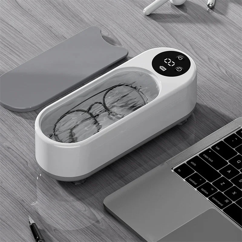 Portable Ultrasonic Cleaner Pod Jewelry, Glasses, Makeup Brushs - 450ml