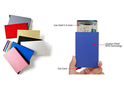RFID Metal Credit Card Smart Wallet