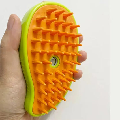 Cat/Dog Steam Silicon Brush For Hair Grooming